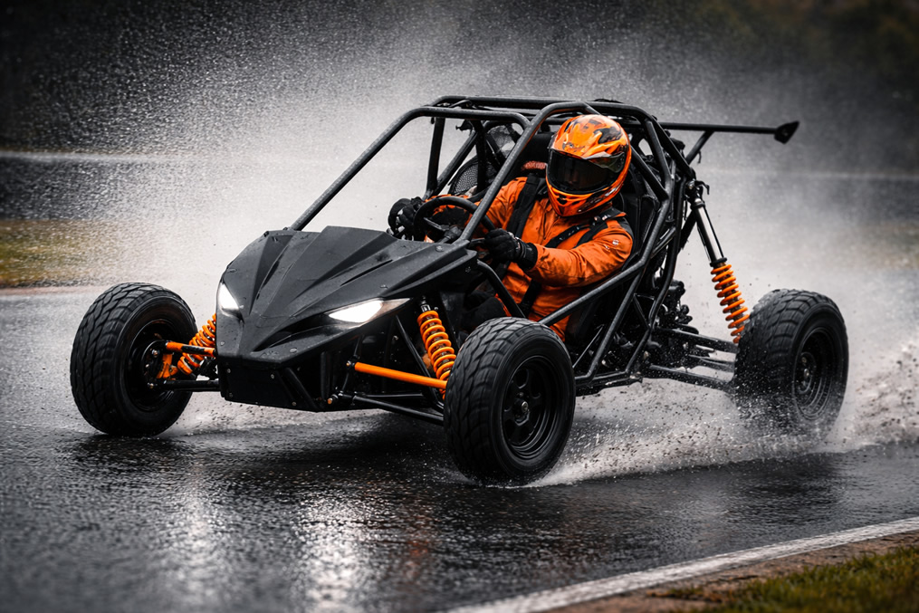 Kart Cross em alta velocidade